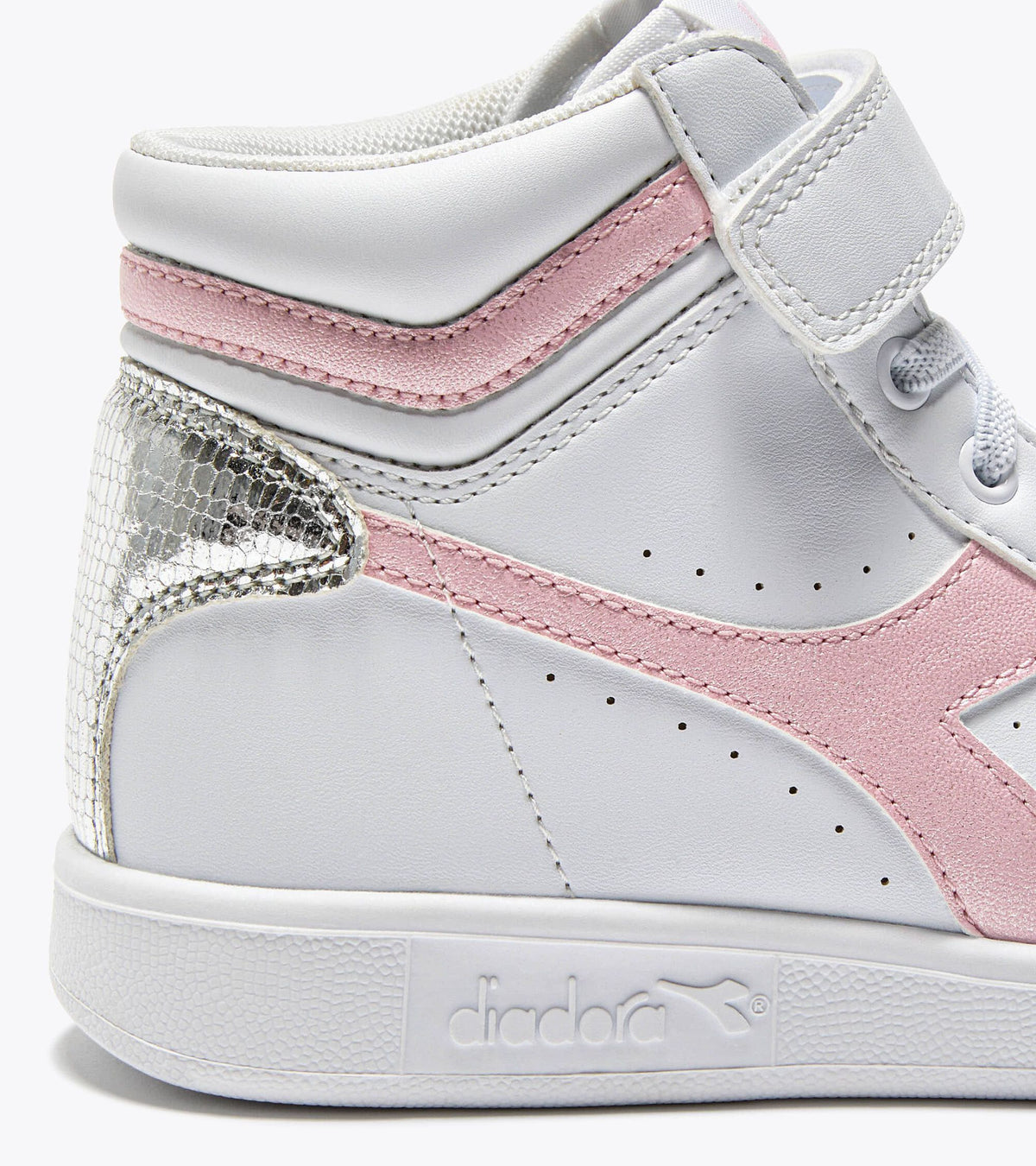 Sneakers Game P High Ballet Bambino - Bianco / Rosa