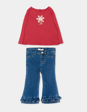 Completo Maglia e Leggings - Bordeaux