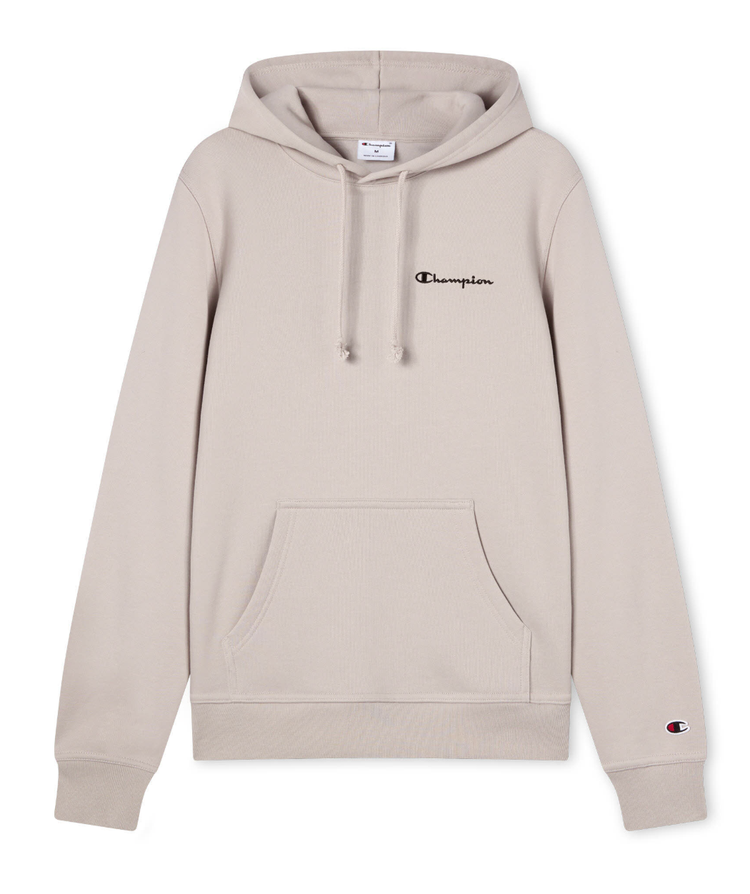Felpa con Cappuccio e Logo Ricamato Icons - Grigio Melange