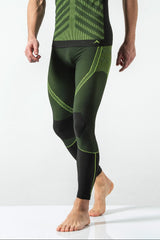 Pantalone Termico Uomo Leggings Energy - Nero / Verde