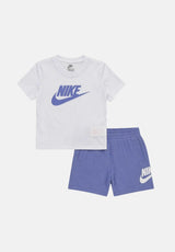Completo Sport Baby T-shirt e Shorts - Viola