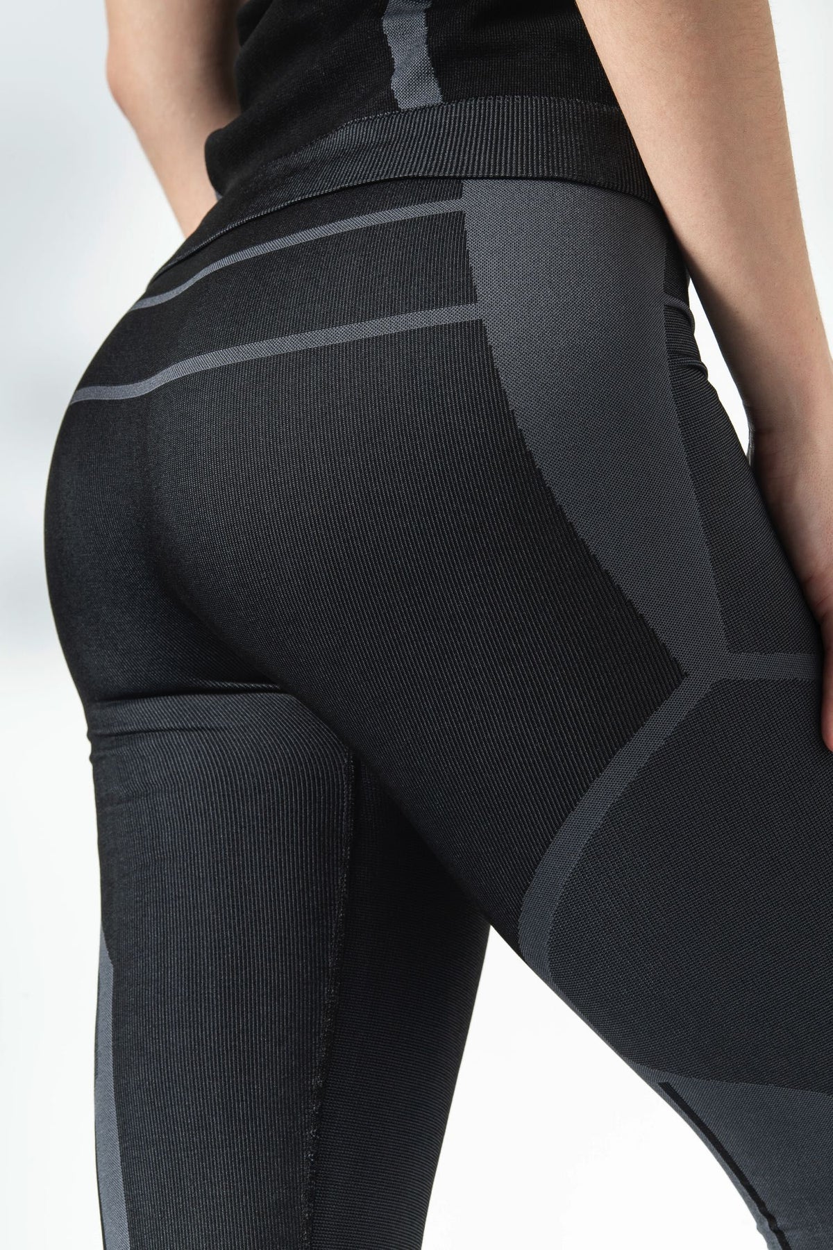 Risalti Pantaloni Termici Leggings Extreme - Nero / Antracite