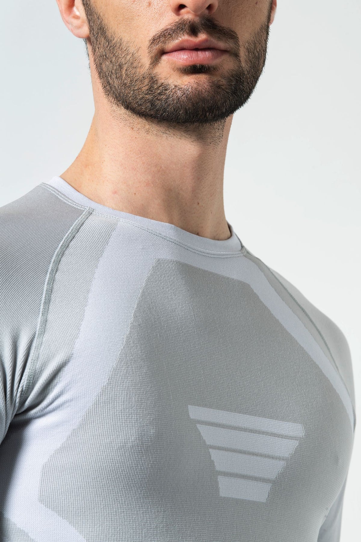 Risalti Maglia Termica Uomo Manica Lunga Extreme - Nero / Antracite
