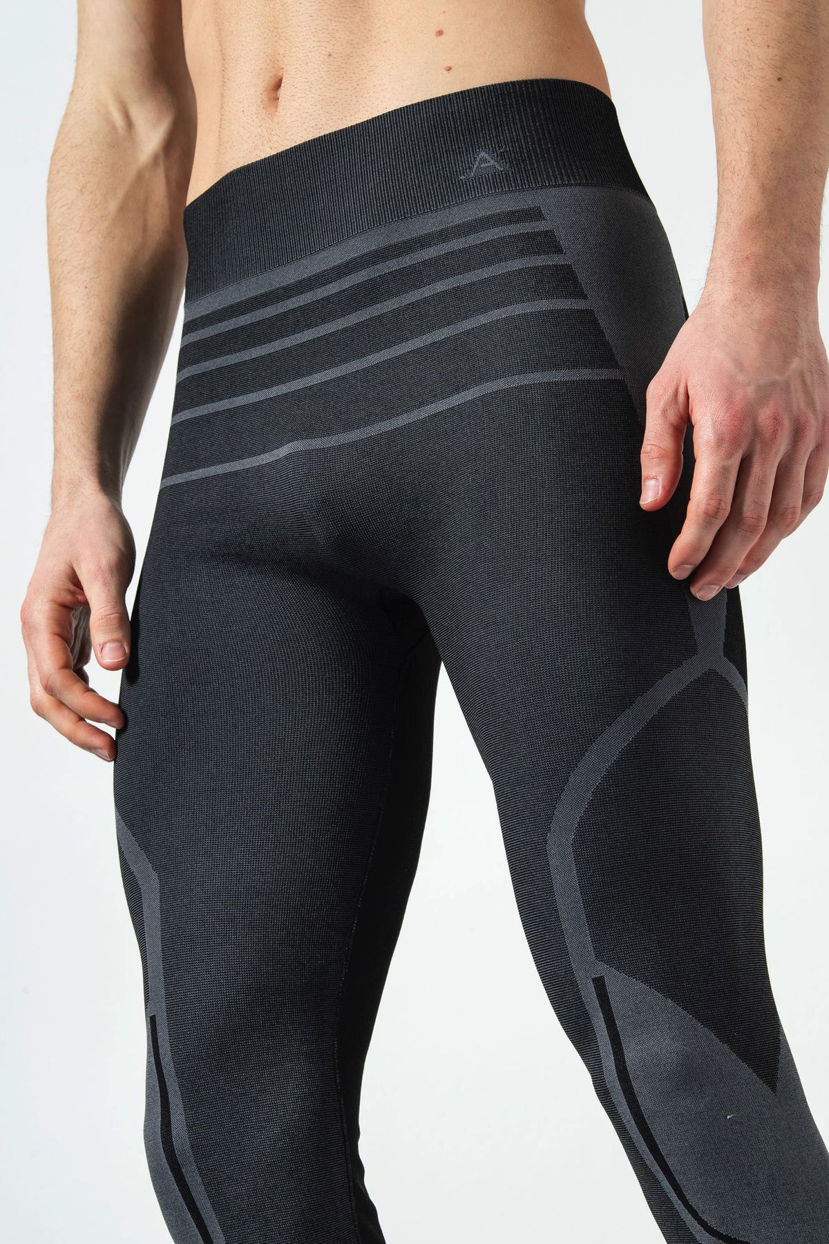 Risalti Pantaloni Termici Leggings Extreme - Nero / Antracite