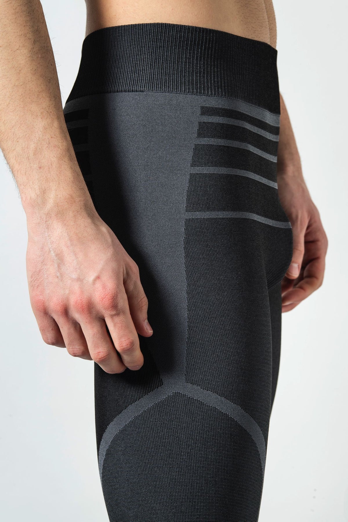 Risalti Pantaloni Termici Leggings Extreme - Nero / Antracite