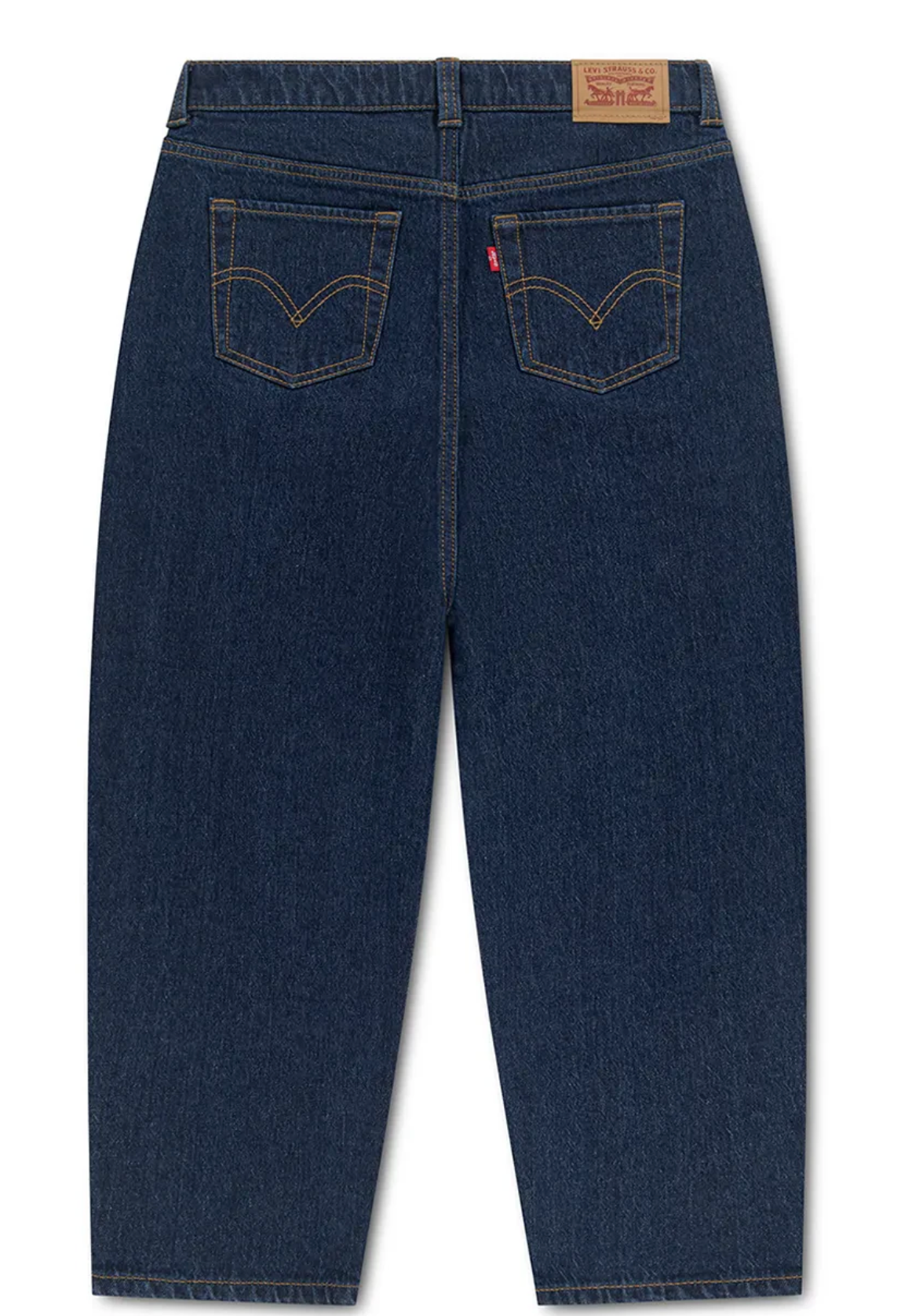 Jeans Baggy Barrel Bambino - Marrone