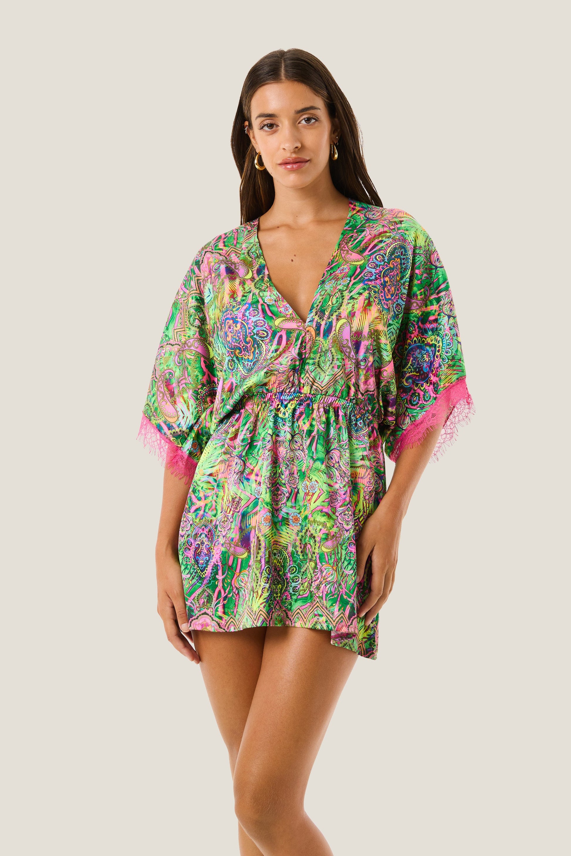 4giveness Abito Scollo Karma Soul Multicolor