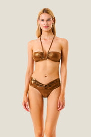 Bikini Fascia Metallic Touch Resort - Bronzo