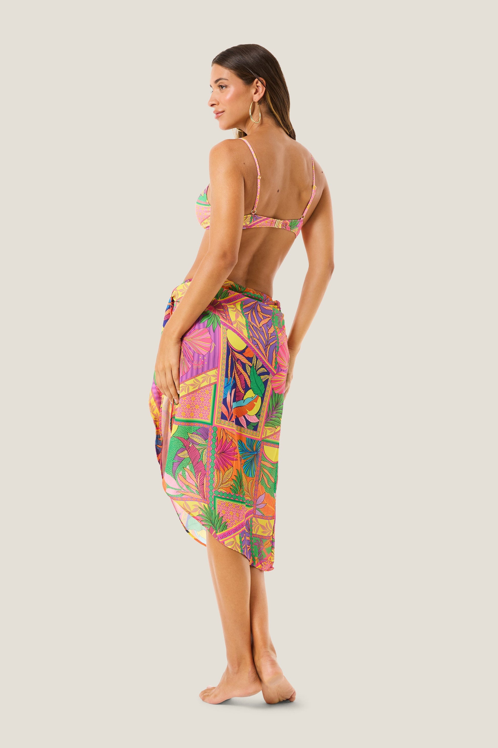 4giveness Gonna Pareo Pop Foulard Multicolor