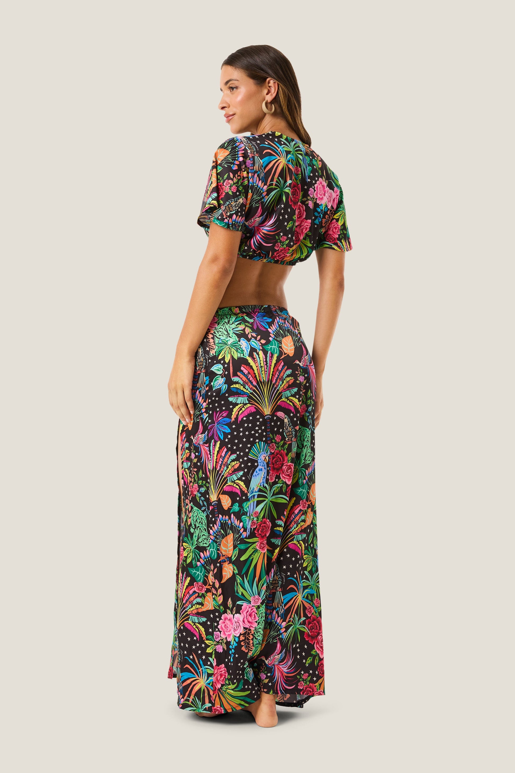 4giveness Gonnellone Spacco Frontale Maya Dream Multicolor
