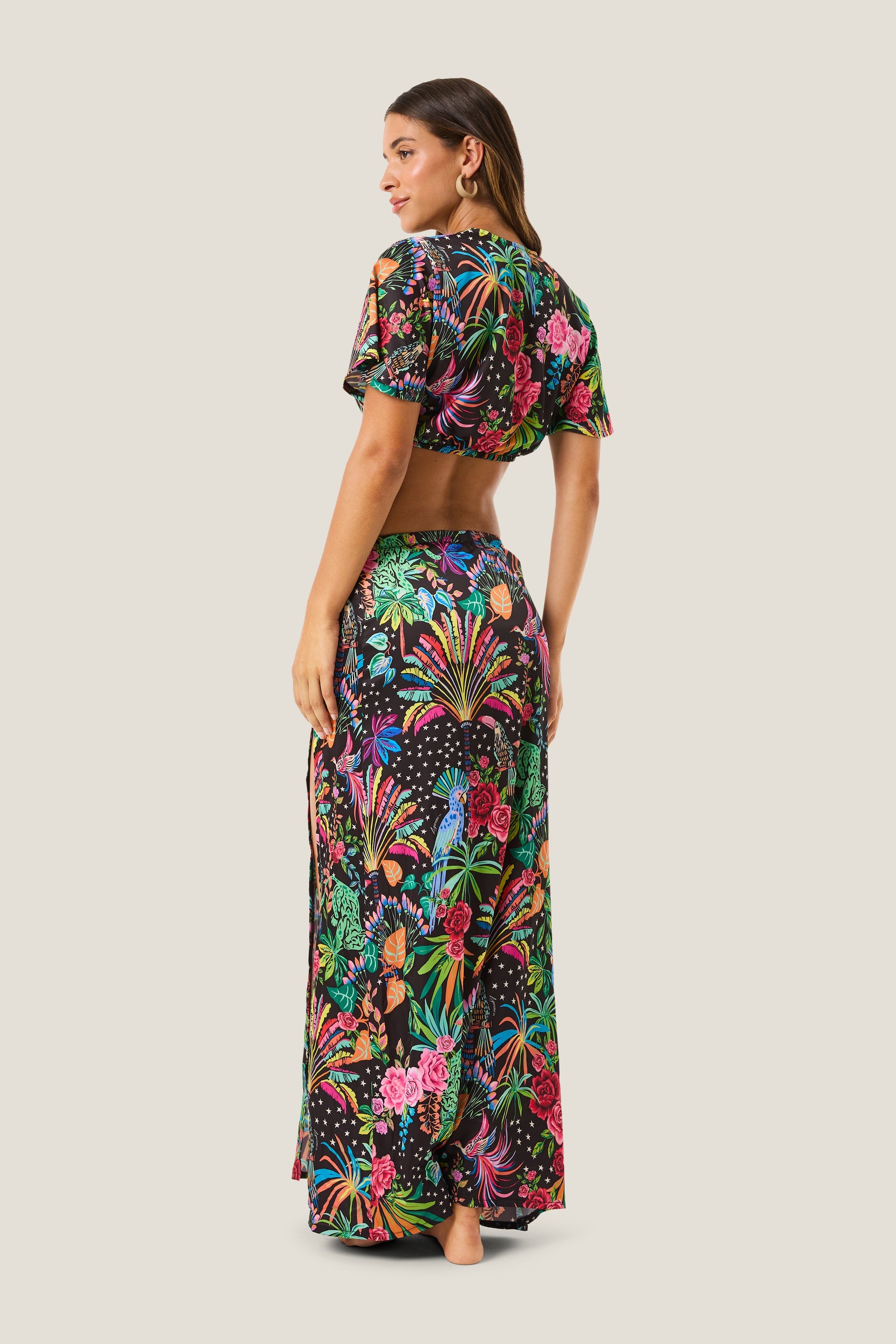 4giveness Gonnellone Spacco Frontale Maya Dream Multicolor