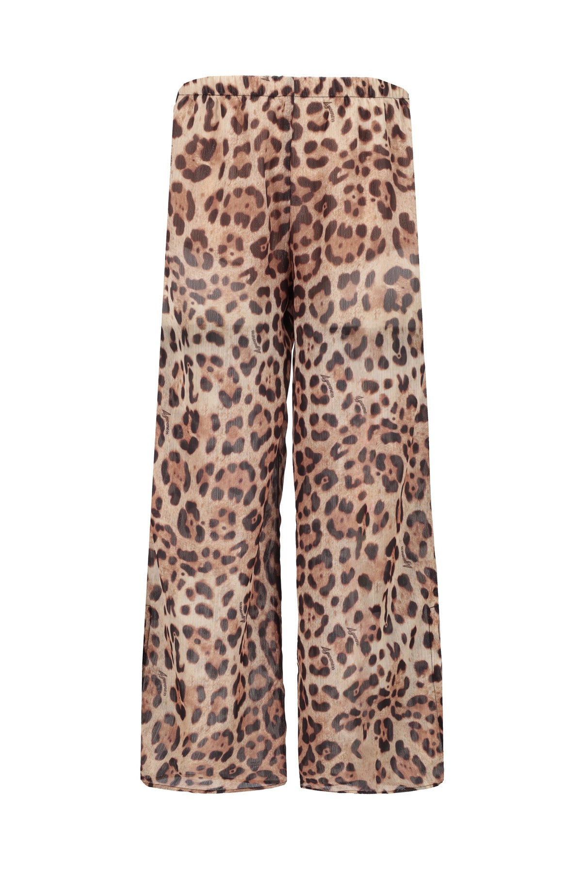 4giveness Pantalone Palazzo In Georgette Fantasia Multicolor
