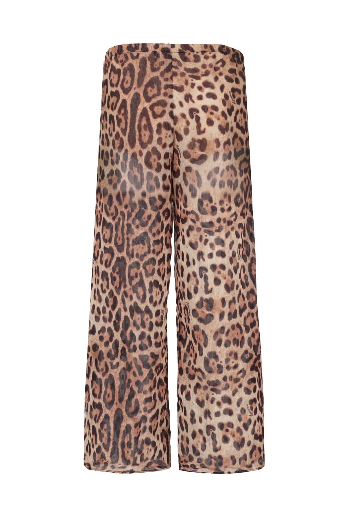 4giveness Pantalone Palazzo In Georgette Fantasia Multicolor