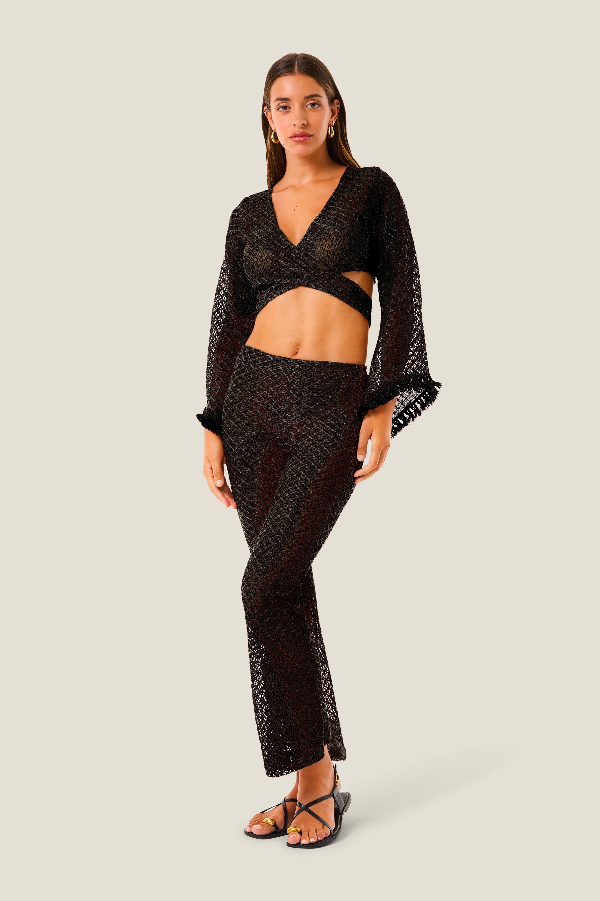 Pantalone Natural Mesh - Nero