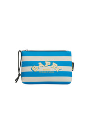 Pochette Beauty In Neoprene Fantasia - Azzurro