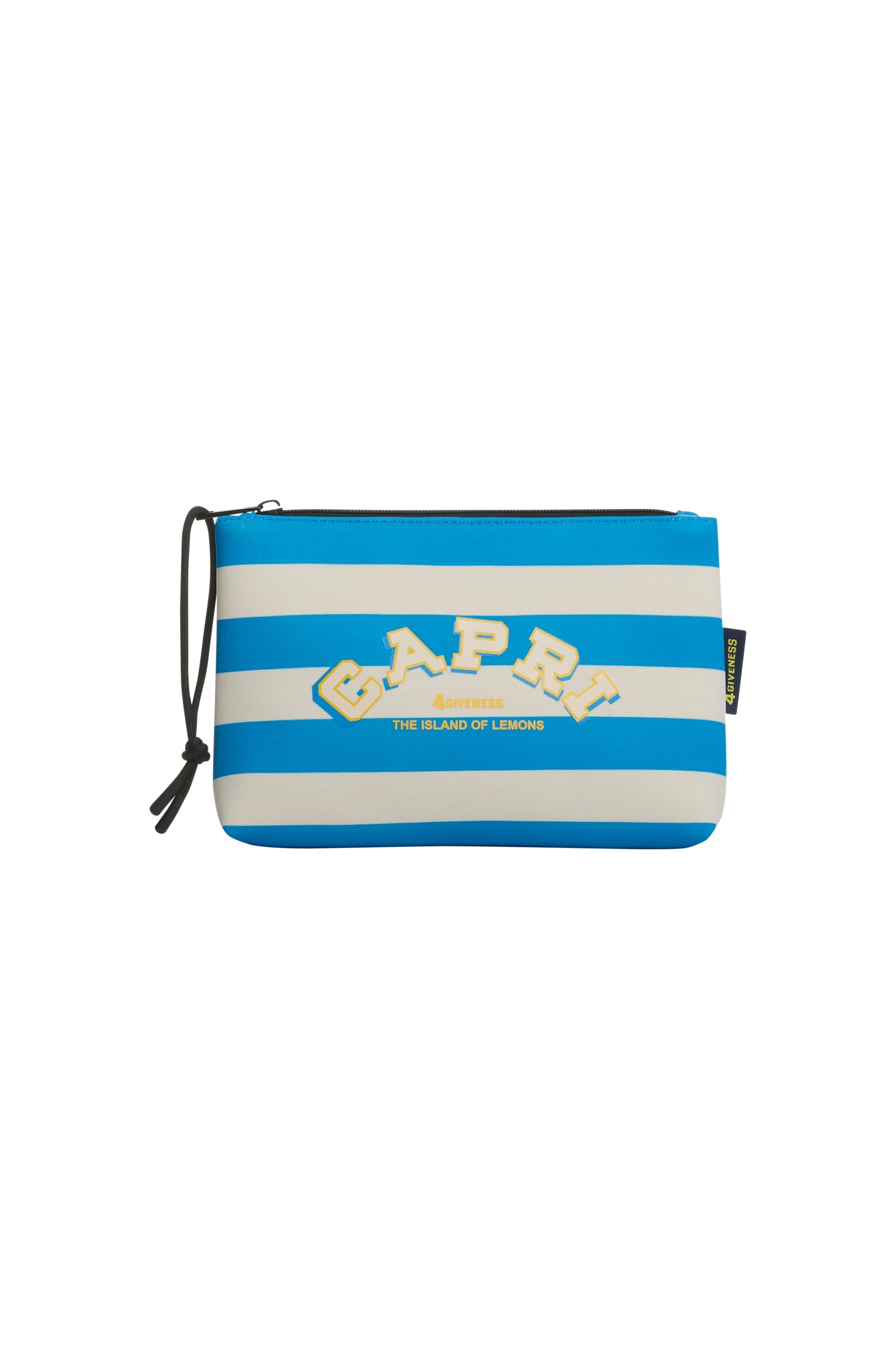 Pochette Beauty In Neoprene Fantasia - Azzurro