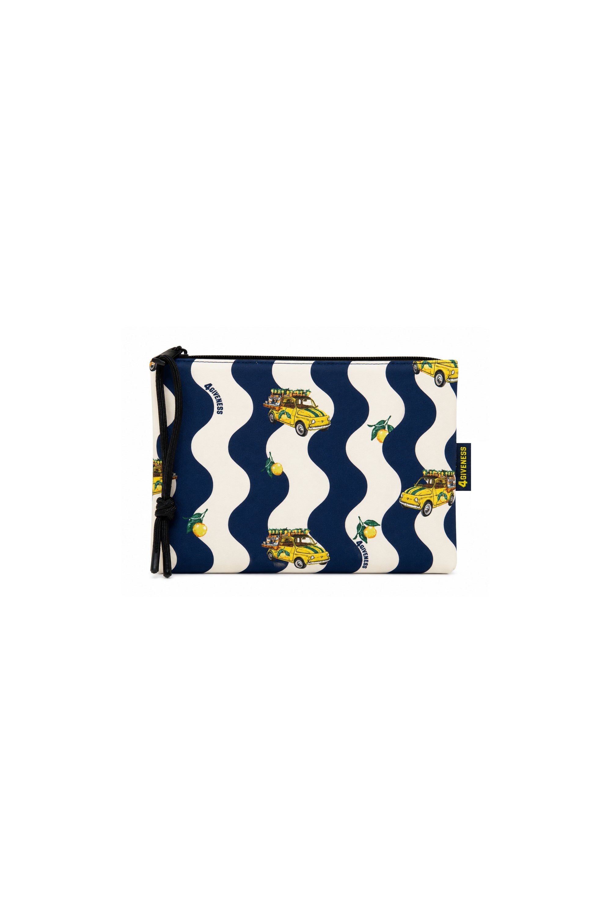 Pochette Beauty In Neoprene Fantasia - Blu