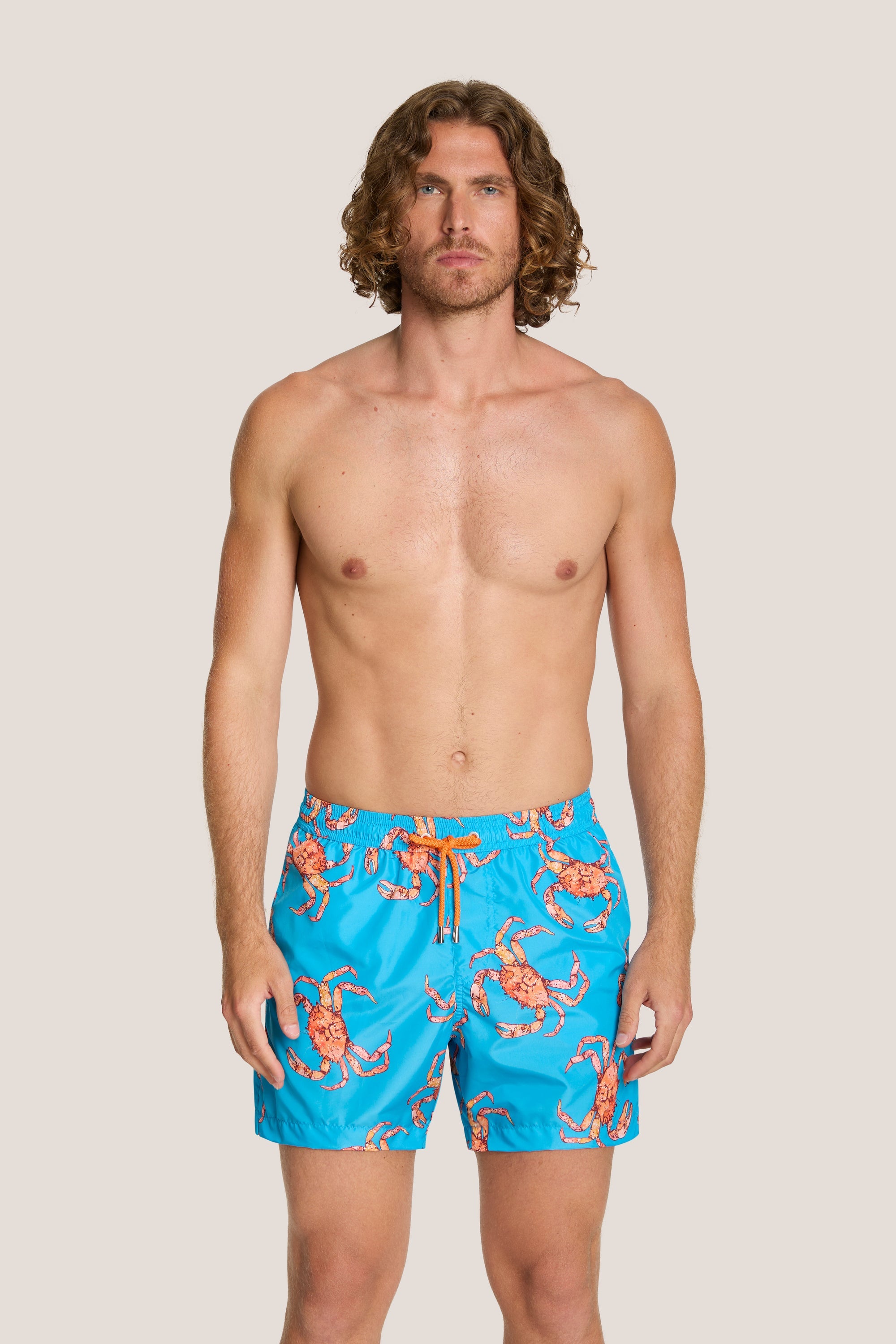 Short Corto Mare Crab - Azzurro