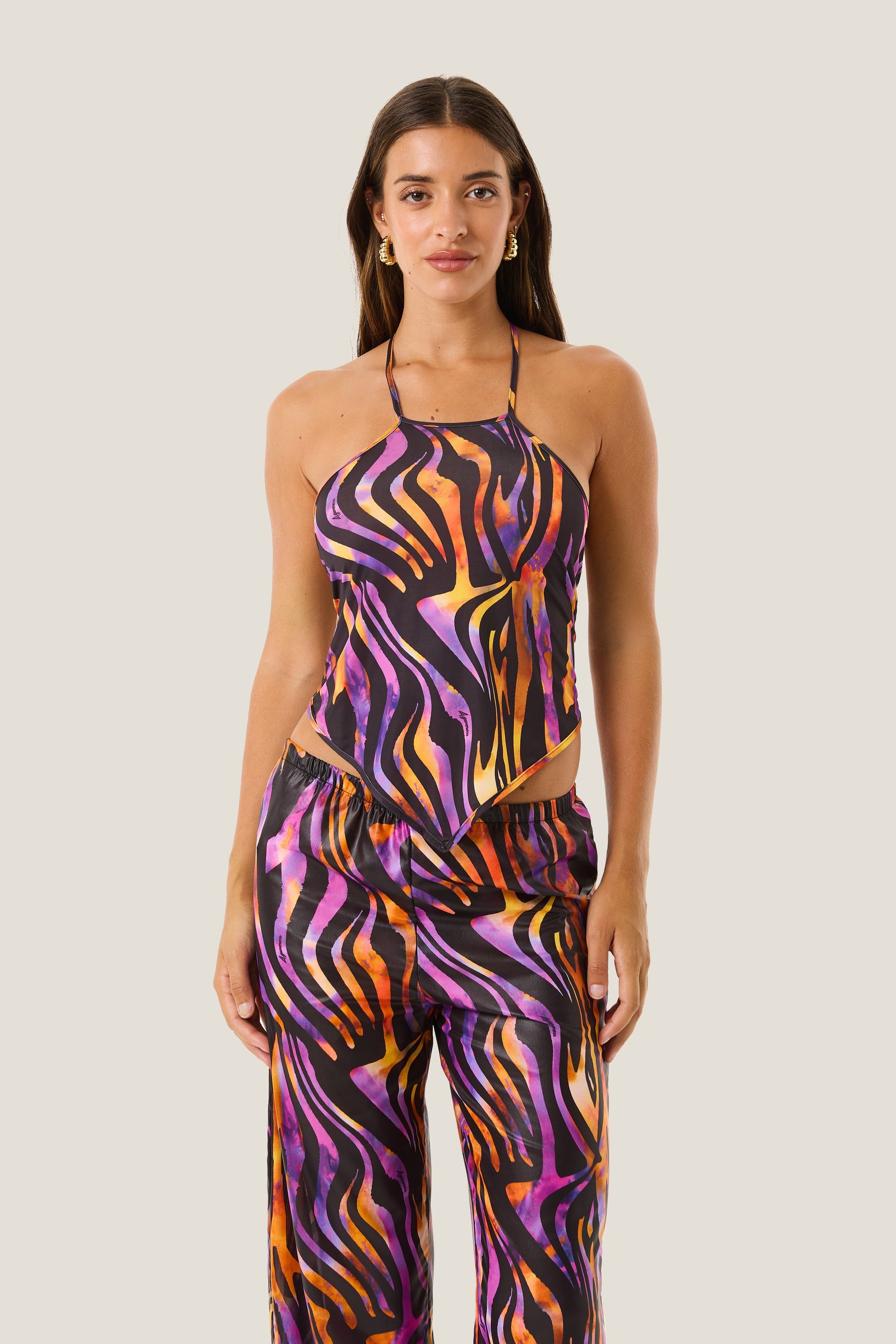 4giveness Top Hypnotic Zebra Multicolor