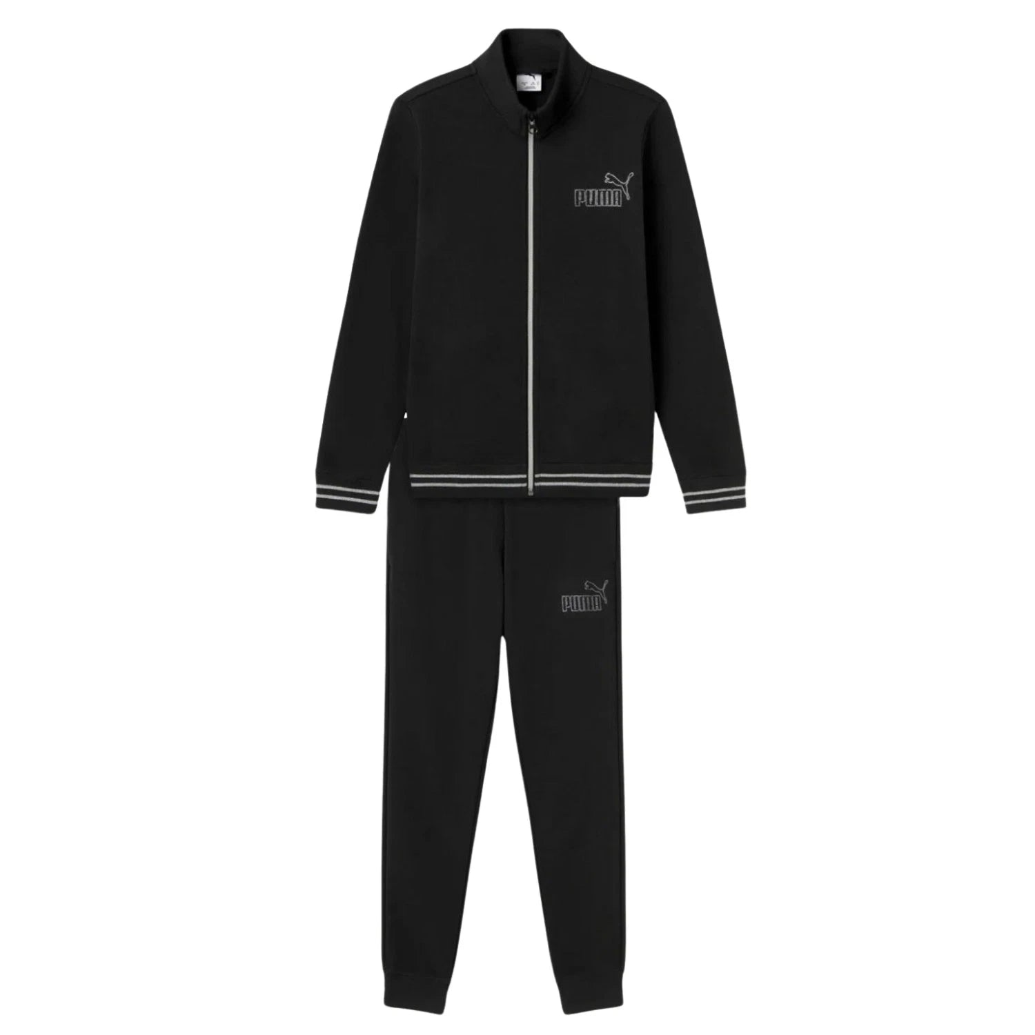 ESS Rhinestone Logo FZ Suit TR G - Nero