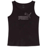 ESS Logo Tank Rhinestone G - Nero