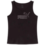 ESS Logo Tank Rhinestone G - Nero