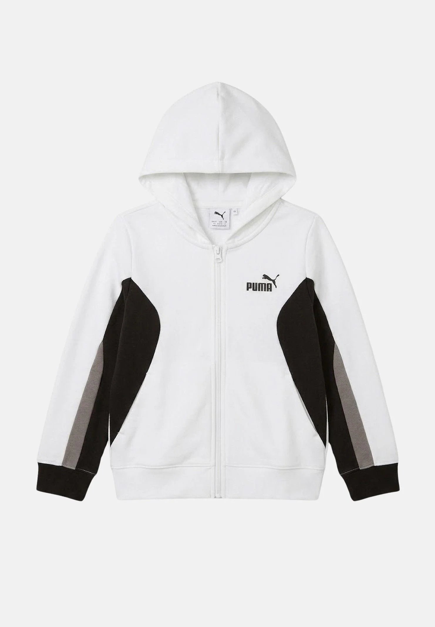 ESS Block FZ Hoodie - Bianco