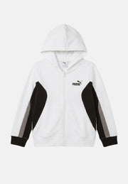 ESS Block FZ Hoodie - Bianco