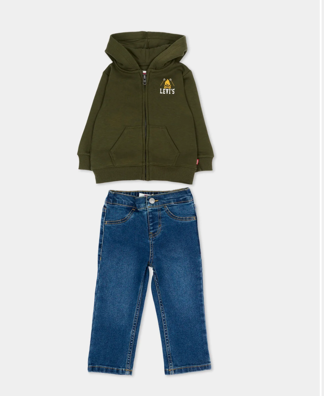 Completo Felpa Full Zip - Verde