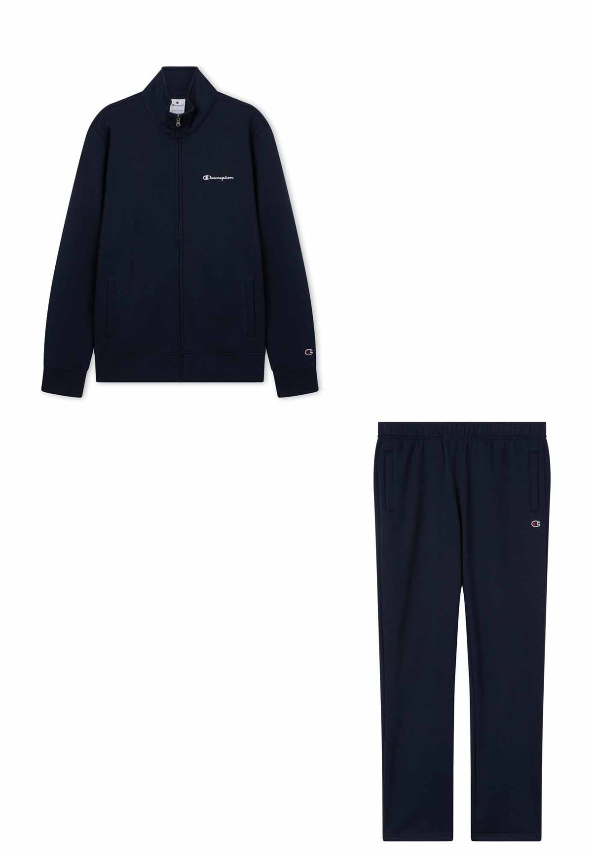 Champion Tuta Full Zip in Felpa - Blu Navy
