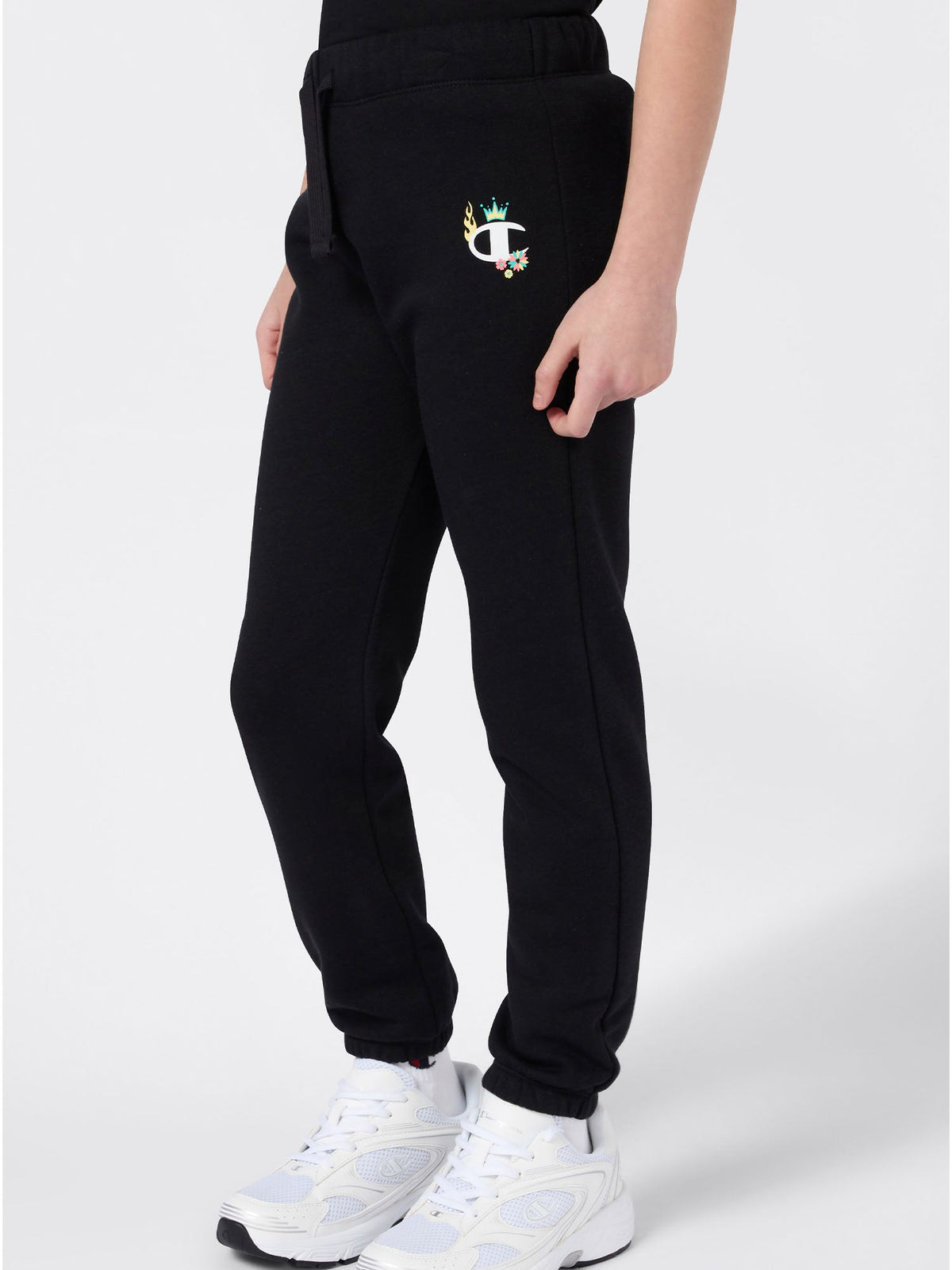 Champion Pantaloni con Polsini Elastici - Nero