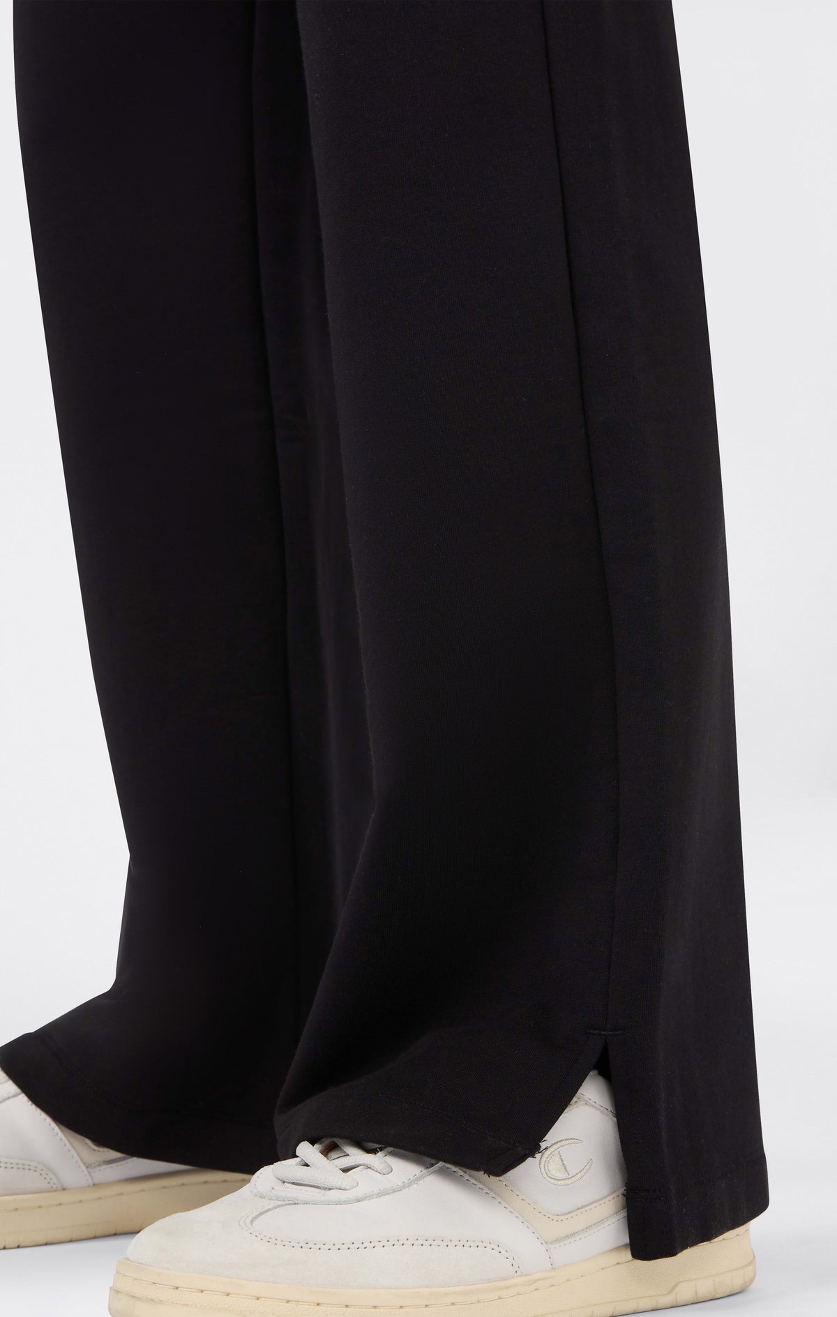 Champion Pantaloni Flare con Interno Felpato - Nero
