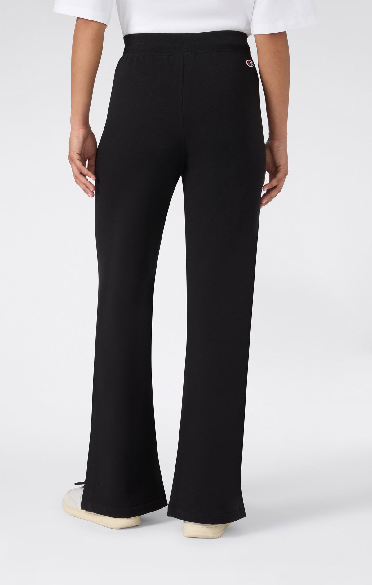 Champion Pantaloni Flare con Interno Felpato - Nero