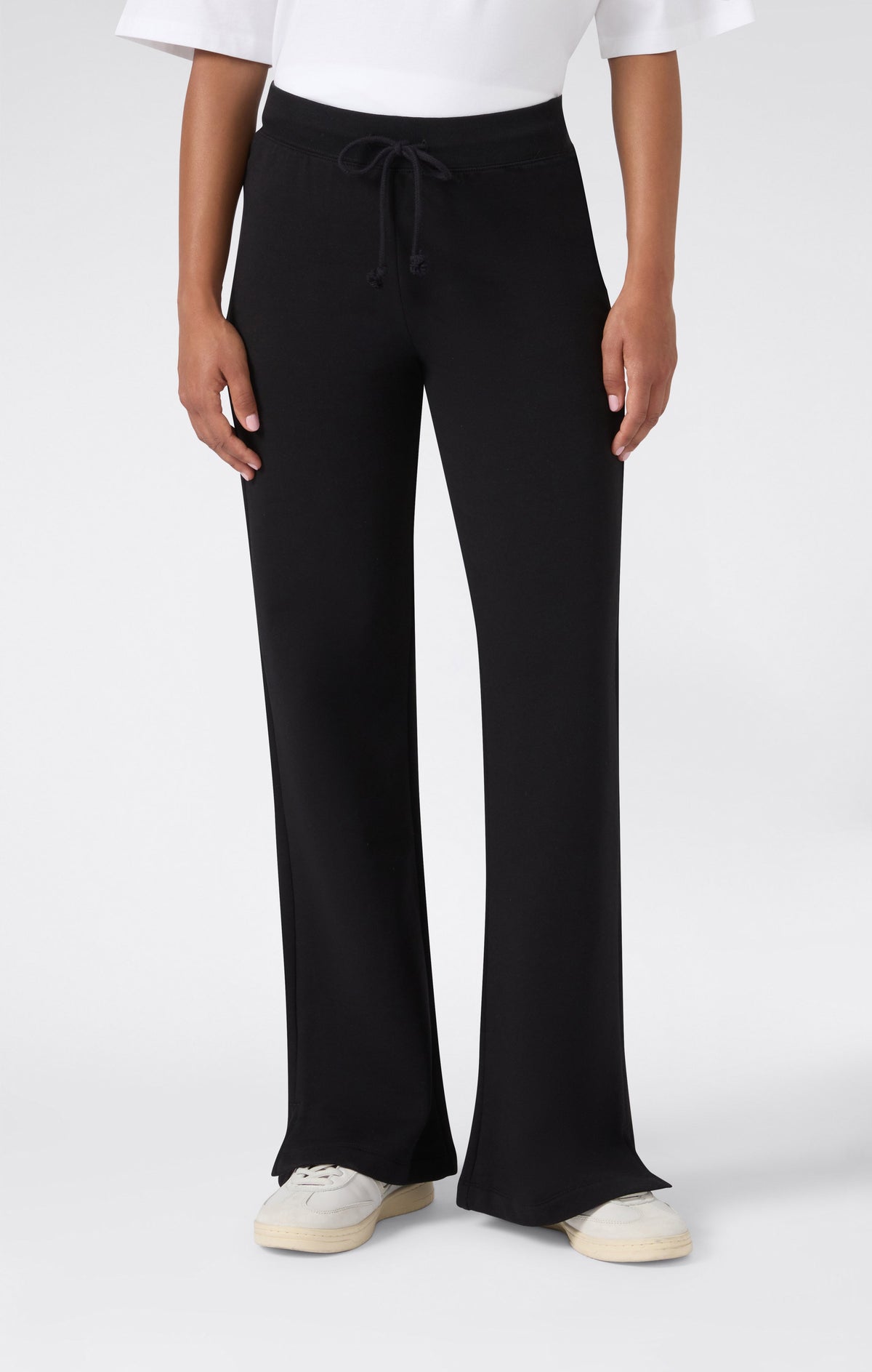 Champion Pantaloni Flare con Interno Felpato - Nero