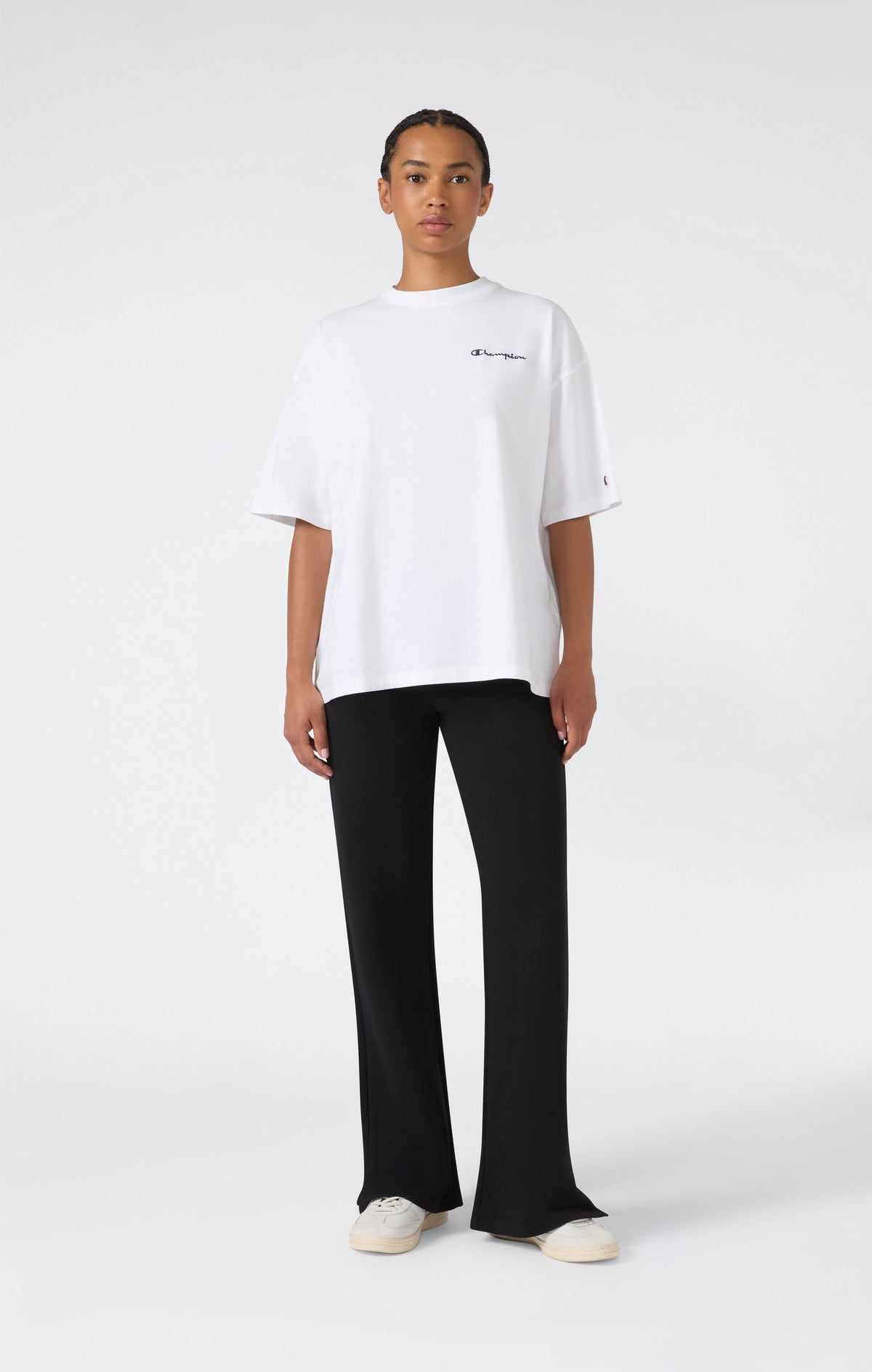 Champion Pantaloni Flare con Interno Felpato - Nero