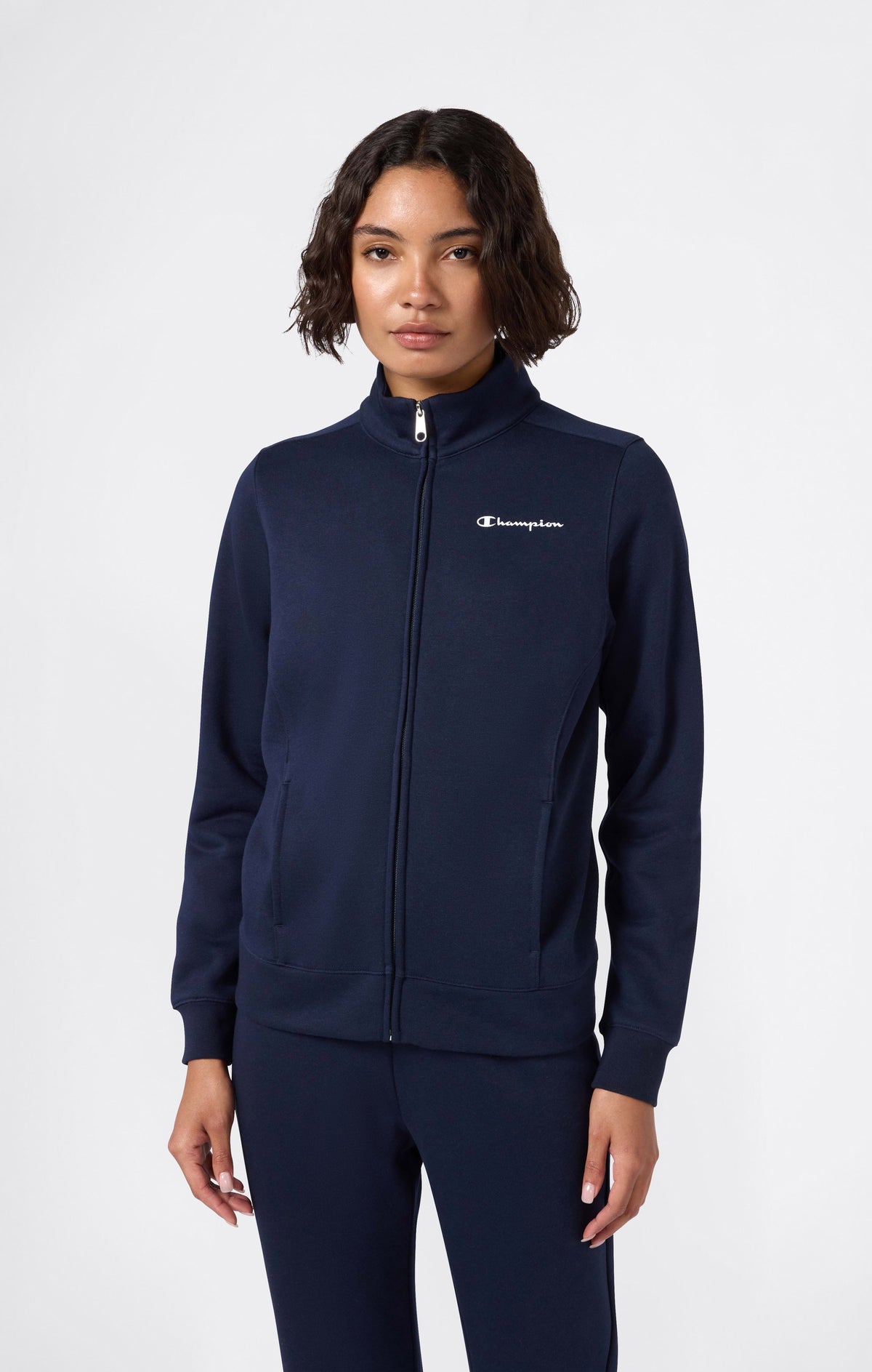 Champion Tuta Full Zip con Zip Integrale - Blu Navy