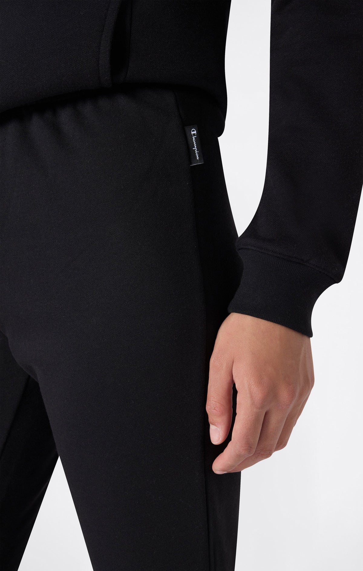 Champion Tuta Full Zip con Zip Integrale - Nero