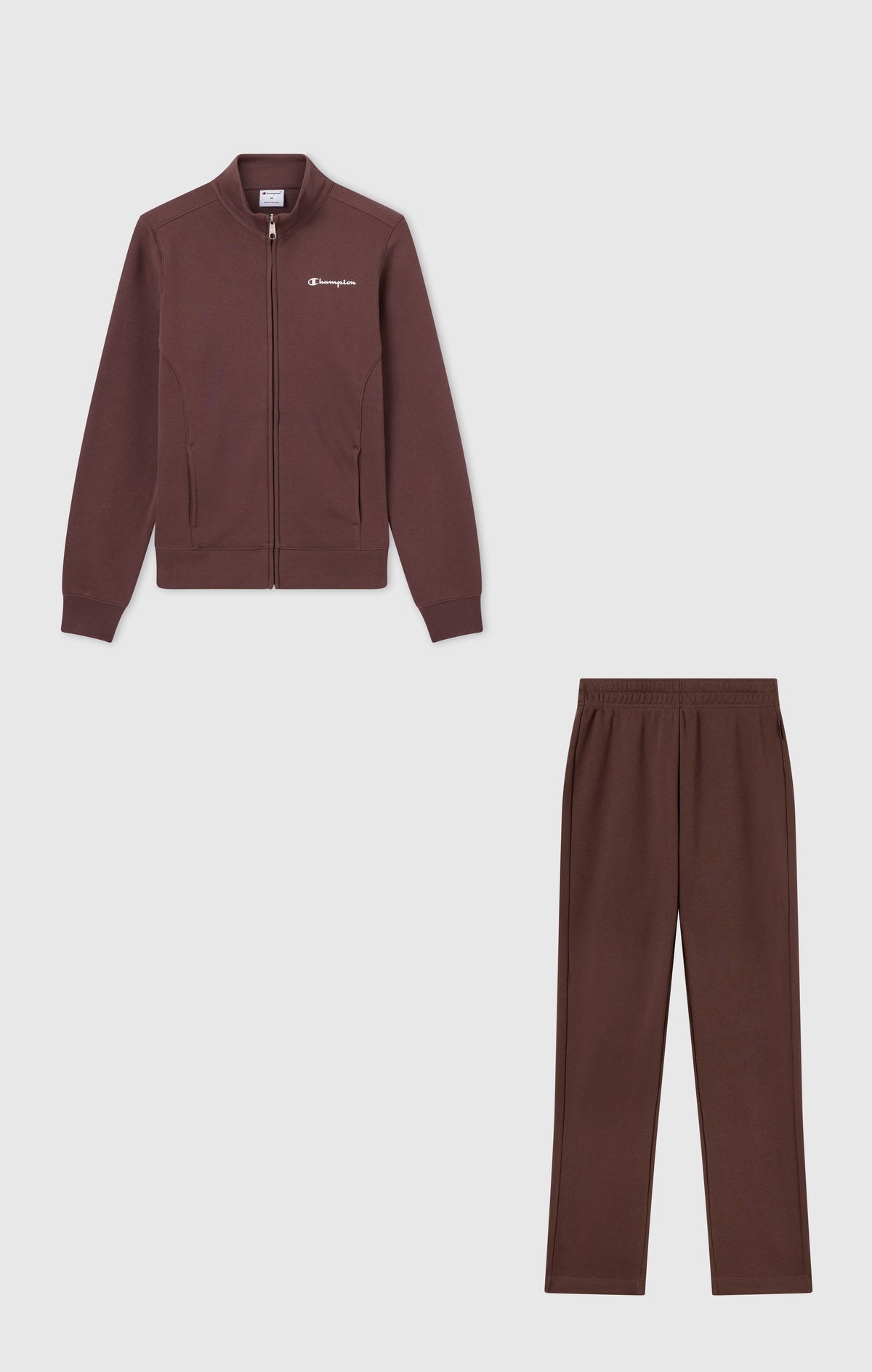 Champion Tuta Full Zip con Zip Integrale - Cioccolato