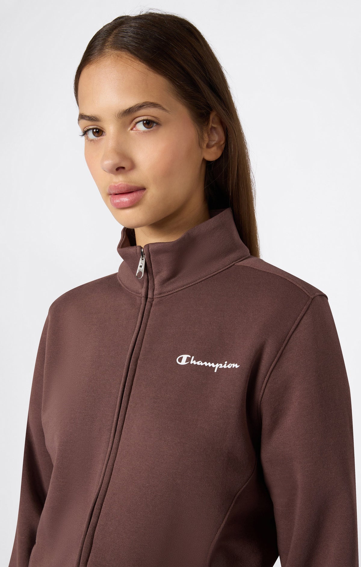 Champion Tuta Full Zip con Zip Integrale - Cioccolato