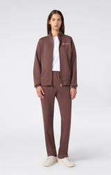 Tuta Full Zip con Zip Integrale - Cioccolato