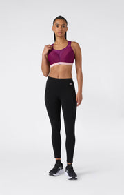 Champion Leggings in Cotone Stretch Icons - Nero