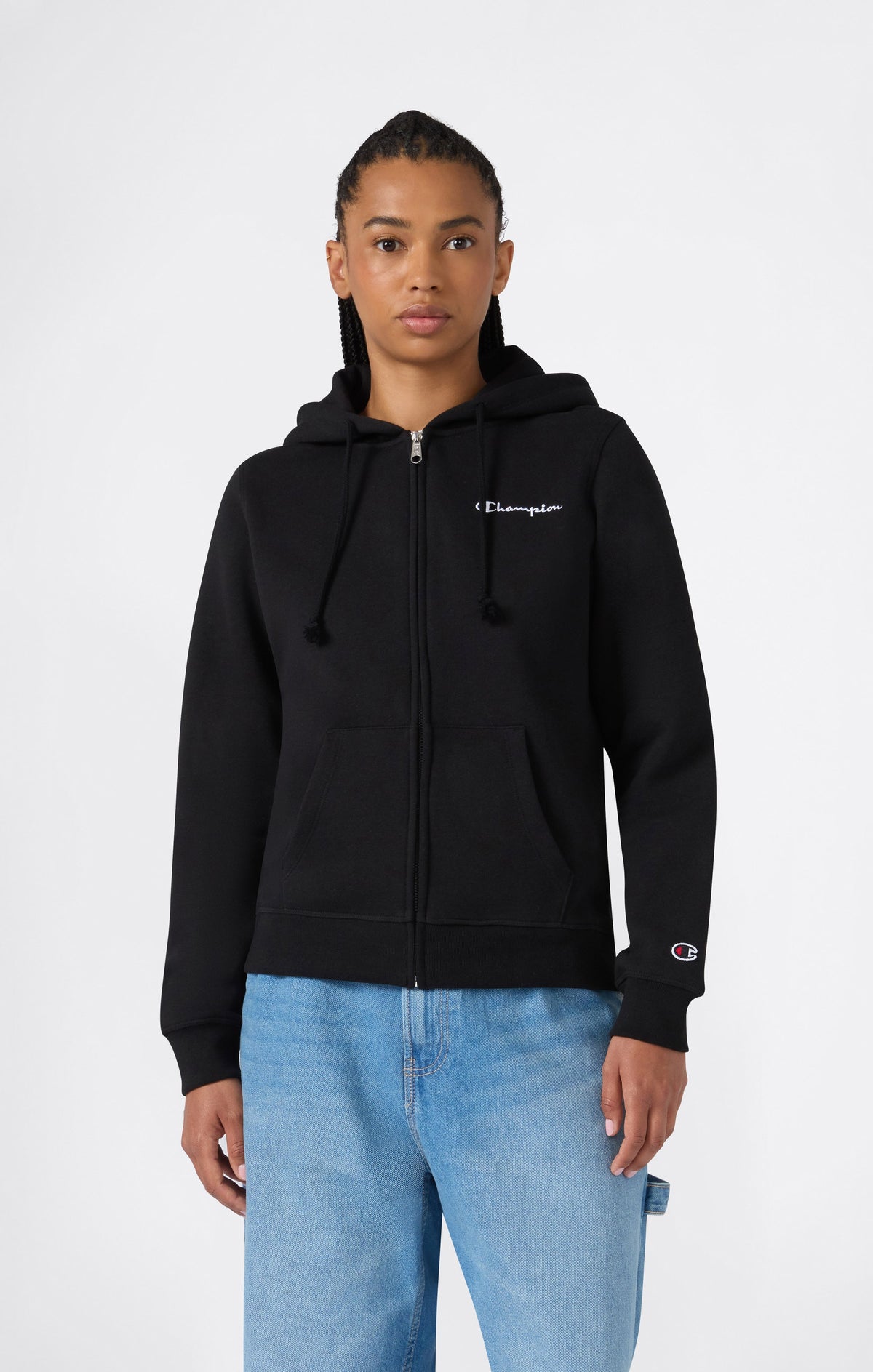 Champion Felpa con Zip Intera Icons - Nero