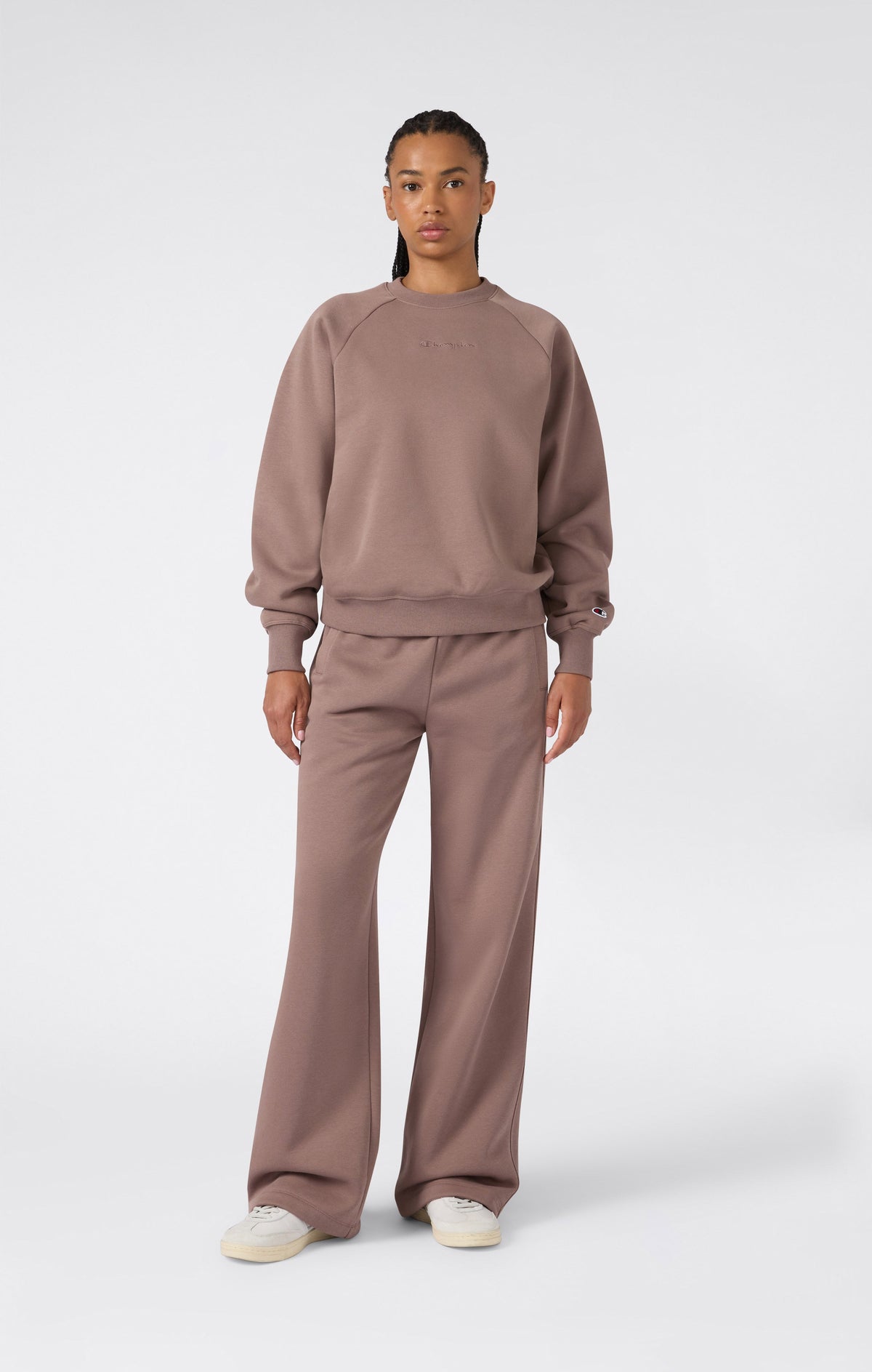 Champion Pantaloni a Gamba Larga con Coulisse - Marrone Chiaro
