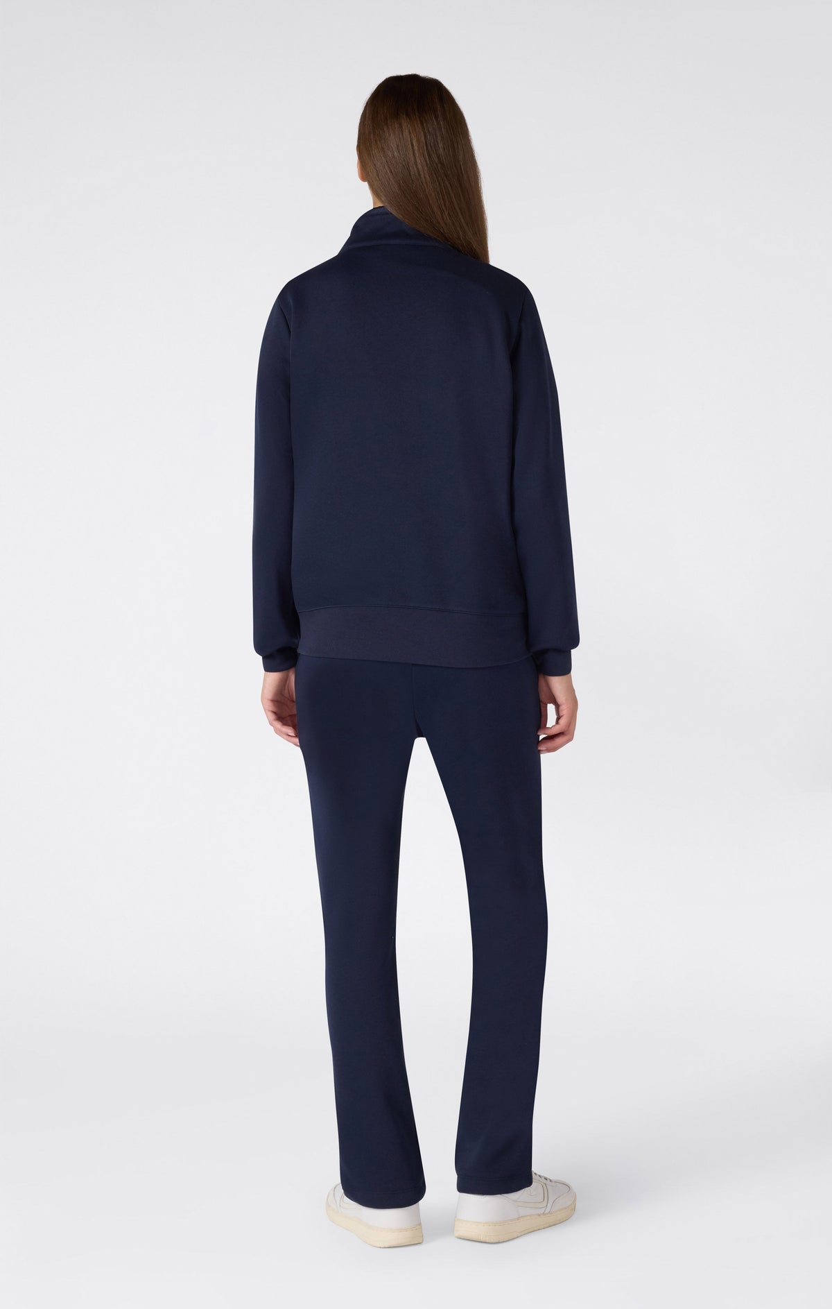 Champion Tuta con Zip Intera e Collo Alto - Blu Navy