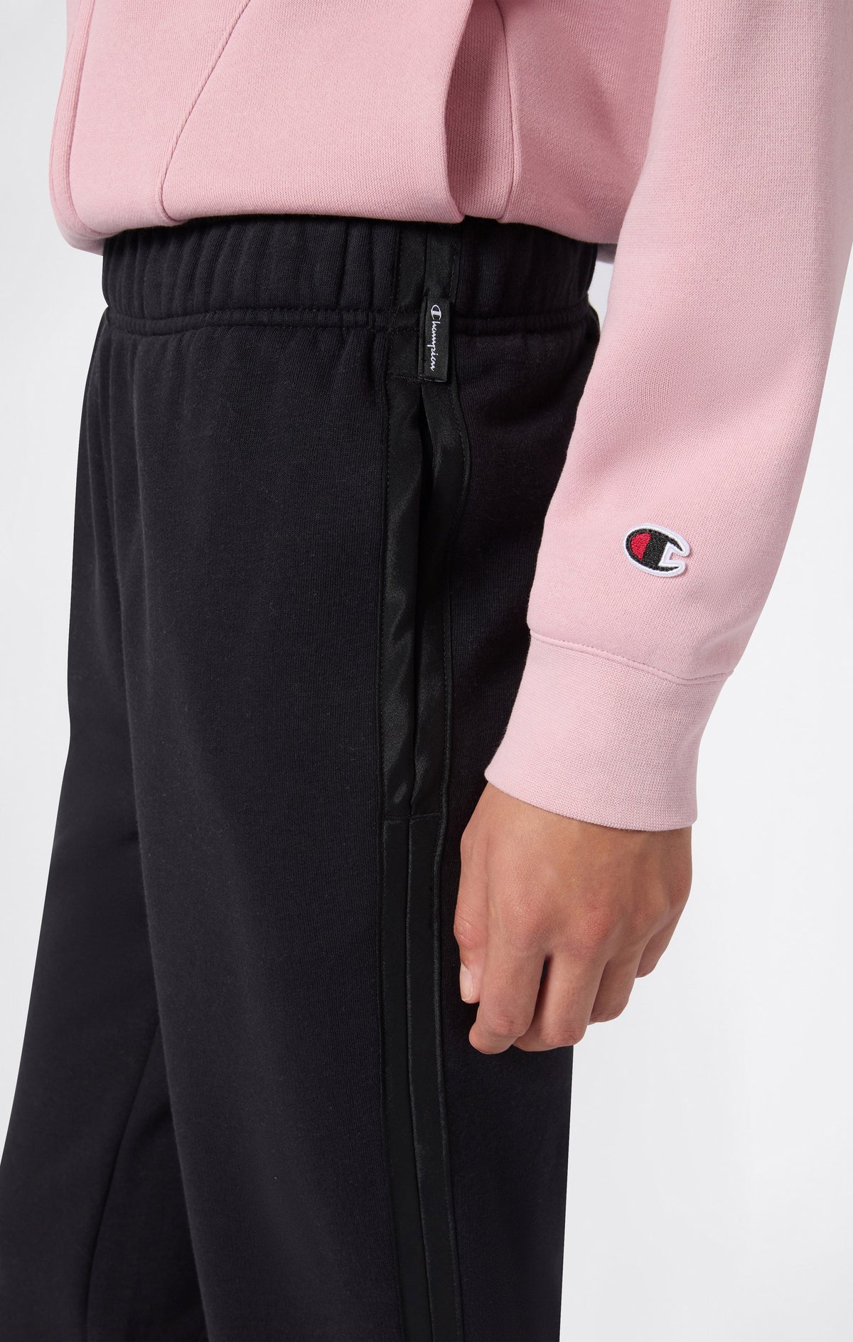 Champion Tuta con Zip Intera e Collo Alto - Rosa