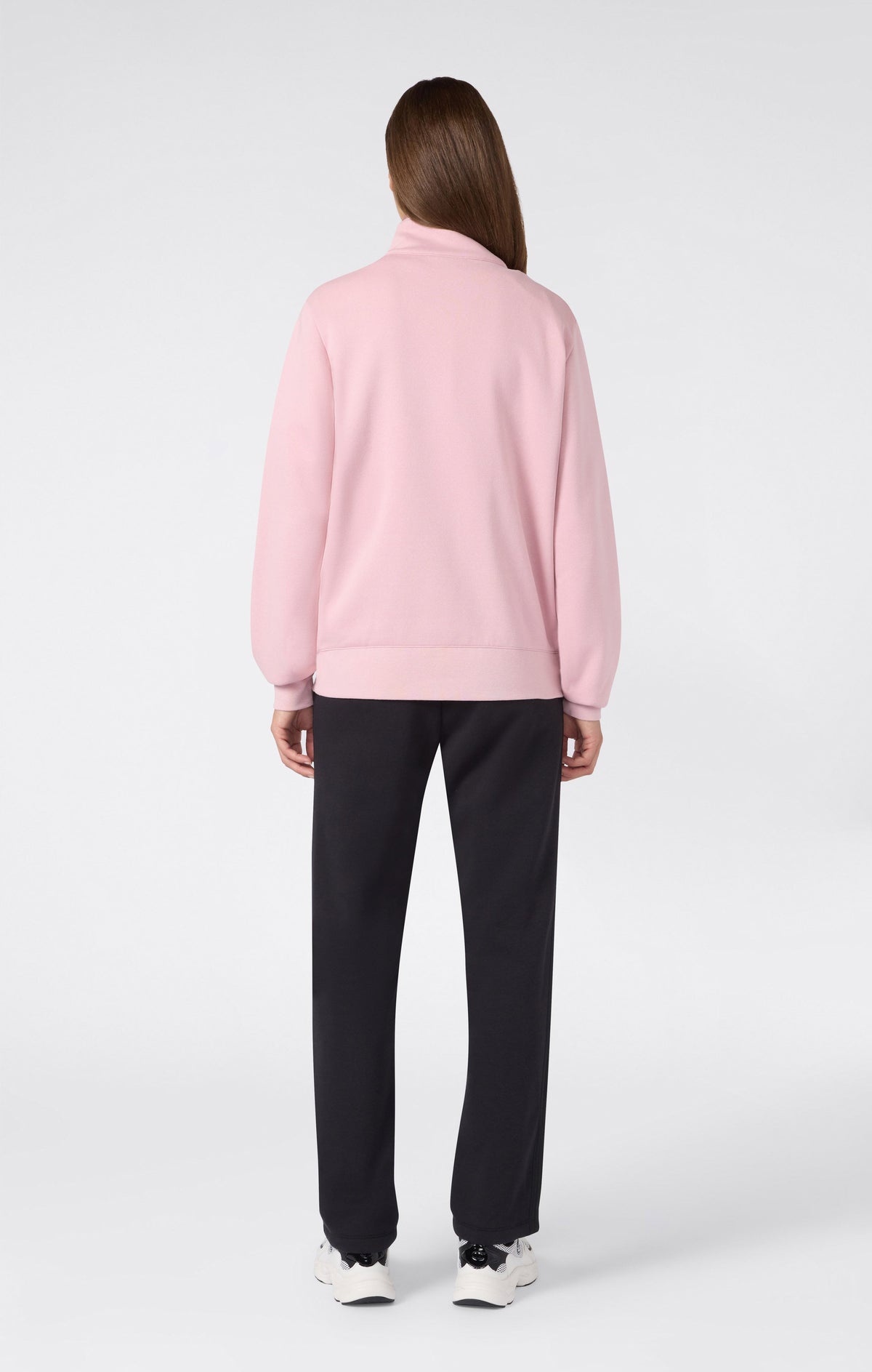 Champion Tuta con Zip Intera e Collo Alto - Rosa