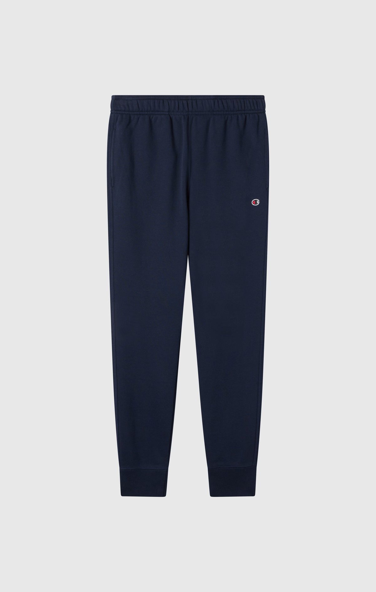Champion Pantaloni Slim con Polsini a Costine Icons - Blu Navy