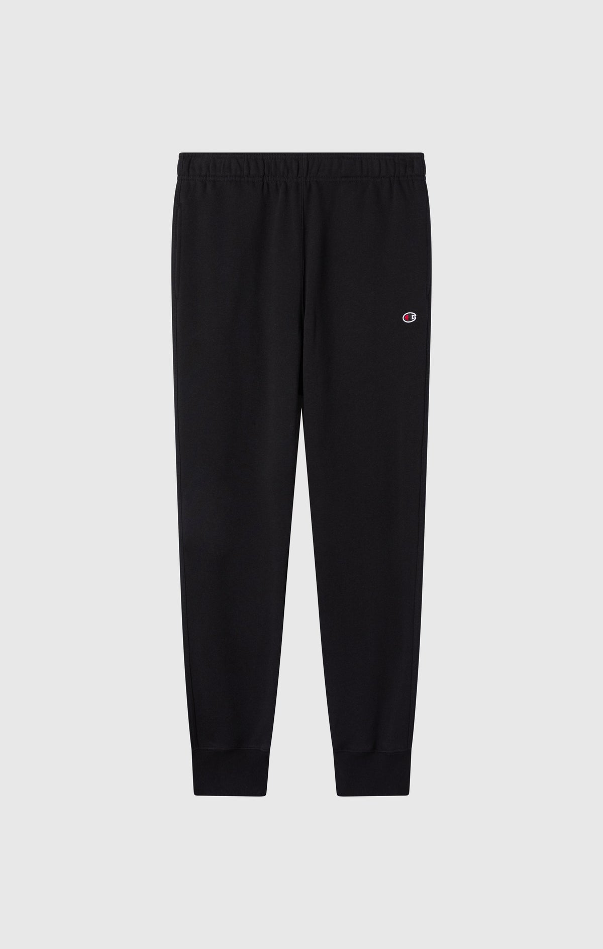 Champion Pantaloni Slim con Polsini a Costine Icons - Nero