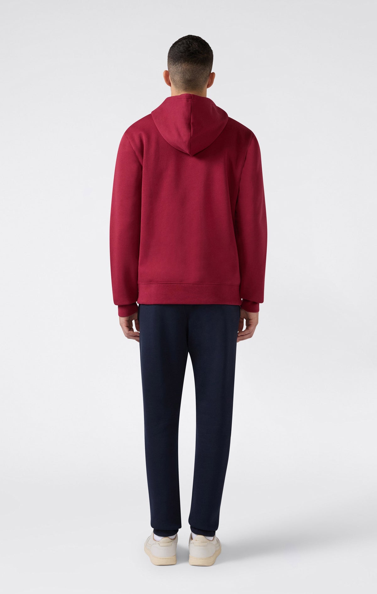 Champion Tuta con Cappuccio e Zip Integrale - Rosso