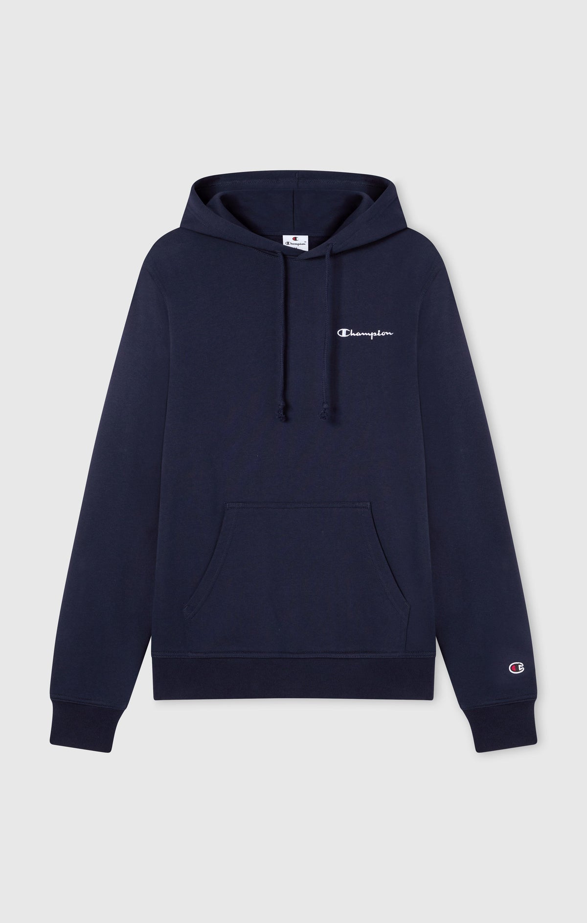 Champion Felpa con Cappuccio e Logo Ricamato Icons - Blu Navy